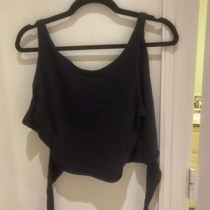 Lulu lemon black wrap tank